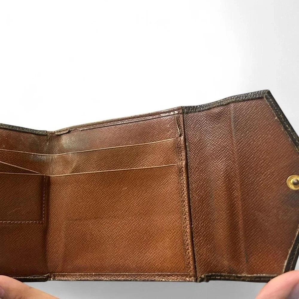 Vintage Louis Vuitton Monogram Envelope Wallet 💼 90s Y2K Men’s LV Bifold Rare - Picture 5 of 8